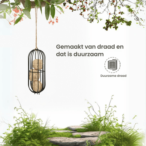 Singing Friend - Hello Beau - Voedersilo Van Draad - Ovaal Design - Verkrijgbaar in Bruin of Zwart - Avoid