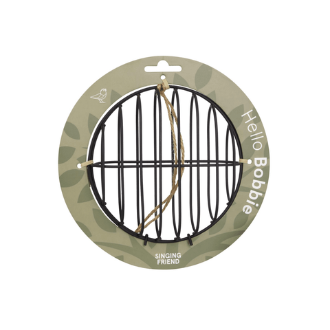 Singing Friend - Hello Bobbie - Voedersilo Van Draad - Rond Design - Verkrijgbaar in Bruin of Zwart - Avoid