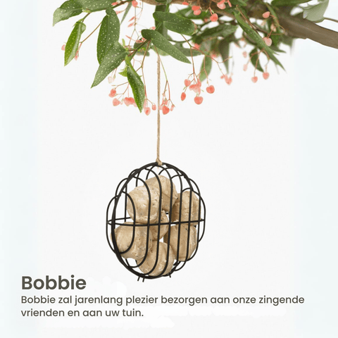 Singing Friend - Hello Bobbie - Voedersilo Van Draad - Rond Design - Verkrijgbaar in Bruin of Zwart - Avoid