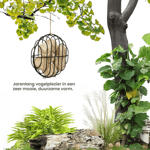 Singing Friend - Hello Bobbie - Voedersilo Van Draad - Rond Design - Verkrijgbaar in Bruin of Zwart - Avoid