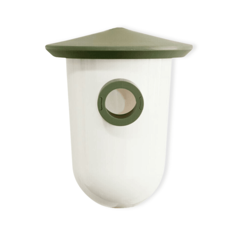 Singing Friend - Hello Breedr - 100% Gerecycled Plastic Vogelvoederhuisje - Verkrijgbaar in Groen & Grijs - Avoid