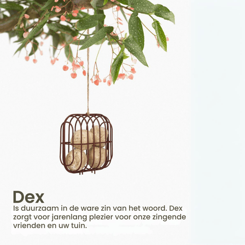 Singing Friend - Hello Dex - Voedersilo Van Draad - Vierkant Design - Verkrijgbaar in Bruin of Zwart - Avoid