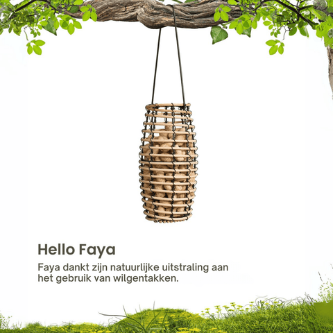 Singing Friend - Hello Faya - 100% Duurzaam Vogelvoedersilo - Voor Vetbollen En Pinda's - Avoid