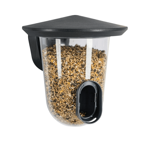 Singing Friend - Hello Feedr - 100% Gerecycled Plastic Vogelvoederhuisje - Verkrijgbaar in Groen & Grijs - Avoid