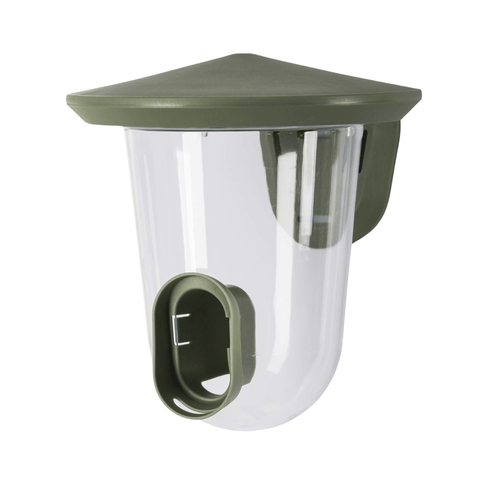 Singing Friend - Hello Feedr - 100% Gerecycled Plastic Vogelvoederhuisje - Verkrijgbaar in Groen & Grijs - Avoid
